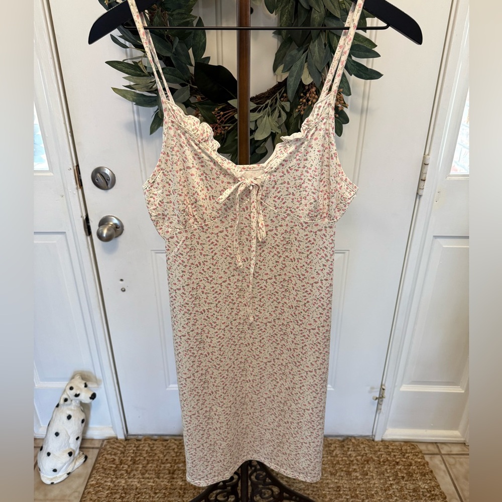 Romwe Sweet Tiny Ditsy Floral print Nightgown Nightie Sleepwear L